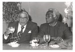 Juan Zapata Olivella and Carlos Moore (L-R), Conference on Negritude, Ethnicity and Afro Cultures in the Americas